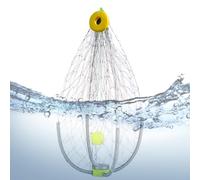 Trappola per Granchi Pieghevole - Pieghevole Con Apertura E Chiusura Automatica,Trappola Portatile Per Aragoste Gamberi Crostacei Pesci In Acque Salate E Dolci Da Kayak Molo Pontile Fiumi Laghi Stagni