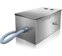 Trappola Per Grassi Commerciale In Acciaio Inossidabile - Efficace E Durevole Sotto L'intercettore Del Lavello Per I Ristoranti Della Cucina - Filtro Grasso Per Rifiuti Di R, 50*30*30cm Double hole