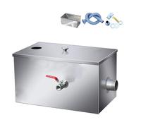 Trappola per Grassi, Intercettatore Commerciale in Acciaio Inossidabile per Sottolavello Di Ristoranti, Bar, Cucine Commerciali Domestiche, Lavastoviglie/30 * 20 * 20Cm/12 * 8 * 8In