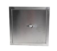 Trappola per grasso commerciale in acciaio inossibile in acciaio pesante 30x30x30 cm ALTA CASATURA 4 GPM di filtrazione a doppia portata per cucina di ristorante Gestione delle