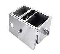 Trappola per grasso, Intercettore di sifone for grasso in acciaio inossidabile for acque reflue della cucina del ristorante