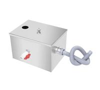 Trappola per Grasso, Separatore di acqua, olio e grassi di scarto sottolavello in acciaio inossidabile, filtro antigrasso