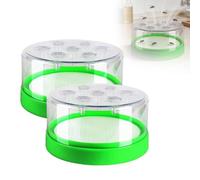 Trappola per mosca,Dispositivo automatico per trappola per mosche interne | per Casa, Hotel, Cucina, Controllo Fisico Non Tossico delle Mosche, 6,1 X 3,0 (Bianco e Verde)