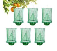 Trappola Per Mosche Da Esterno - Borsa Per Trappola Per Mosche Riutilizzabile 6X | Catcher Pieghevole E Appendibile Per Il Controllo Degli Animali Volanti All'aperto Per Fienile, Giardino, Patio, Camp