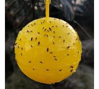 Trappola Per Mosche Da Esterno Palline Antimosche Appiccicose Gialle Per Piante Giardino Balcone Carta Colla Trappole Per Moscerini Zanzare Insetti Volanti Spray (giallo)