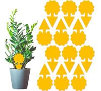 Trappola per mosche della frutta, confezione da 12 pezzi (fiore giallo)