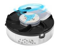 Trappola per mosche elettrica Catturamosche automatica Ricaricabile tramite USB Catcher potente Trappola staccabile sicura per interni Rotazione silenziosa per camera da letto Cucina Fattoria, Decora