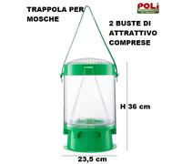 TRAPPOLA PER MOSCHE MOSCATRAP CFG CON 2 CONFEZIONI DI ATTRATTIVO COMPRESE