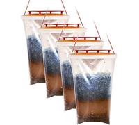 Trappola per Mosche Vespe da Esterno Red Top con Esca Attrattiva Riutilizzabile
