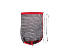 Trappola per pesci, Cestino pieghevole for rete da pesca galleggiante con coulisse e spina di terra nera, lunghezza 50-100 cm(Black 40 0.5m)