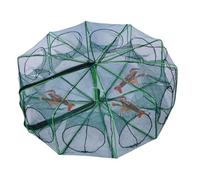 Trappola per pesci portatile pieghevole a prova di fuga | Cast Net Cage acqua salata acqua dolce per kayak spiaggia stagno lago granchio gamberetti kayak spiaggia stagno lago acqua