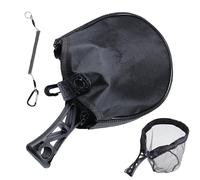 Trappola per pesci, rete per pesci d'acqua , con borsa per il trasporto, accessorio da pesca portatile per pesce persico, siluro, kayak, trota a mosca