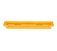 Trappola per polline Alveare Raccoglitore di polline Plastica ABS ad alta durezza Accessori per apicoltura per apicoltori Arancione 37x5,5x4 cm 155 g