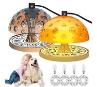 Trappola per Pulci, 2 PCS Trappola per Pulci per Casa, Lampade Antipulci per La Casaanti Pulci E Cimici Sticky Dome, Ideale per Camere Da Letto E Soggiorni