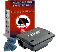 Trappola per Topi Grandi Con Veleno per Topi Professionale Incluso, New 2024, 30