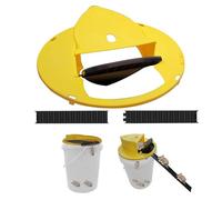 Trappola per topi per topi, con coperchio a secchio con coperchio a scorrimento automatico, trappola per topi riutilizzabile, sicura per i sanitari