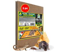 Trappola per Topi Super Adesiva Professionale - Da Interno Ed Esterno Con Colla