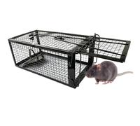 Trappola per Topi Vivi, Grande XXL Gabbie Trappola per Interno e Esterno - Senza Uccidere e Riutilizzabile - Pronta all'Uso - per Ratti e Piccoli Roditori - 31 cm x 17 cmx 13.5 cm