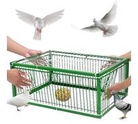 Trappola per uccelli per la cattura sicura di piccoli uccelli, ideale per il controllo degli uccelli, gestione sicura dei polli, design durevole per un facile utilizzo e trasporto