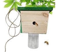 Trappola per vespe, decorazione rustica in legno, trappola per e vespe, per giardino, tetto, terrazza