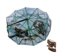 Trappola pieghevole per gamberetti - Gabbia per esche da pesca portatile per granchi, granchi, pesciolini | Compatto, design semplice, 25,9 x 80 cm