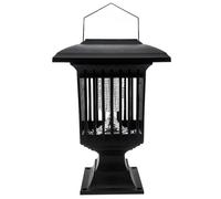 Trappola solare per insetti da esterni, con pannello solare in silicone monocristallino, rete metallica, nessun cablaggio necessario, cortili e balconi, 2 pezzi