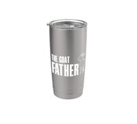 Trappola The Goatfather per agricoltori e caprini Bicchiere termico in acciaio inox doppia parete