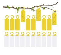 Trappole adesive per mosche della frutta, cattura mosche da cucina, gancio per interni, per casa, balcone, serra, frutteto, giardino, piante e ristoranti