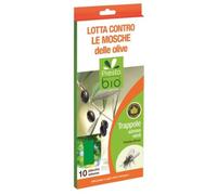 TRAPPOLE ADESIVE VERDI MOSCA DELL OLIVO PRESTO BIO 10 PZ