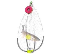 Trappole di granchio per la cattura di granchi - Rete di raccolta in filo per gamberi - Attrezzo da pesato per acqua salata e acqua granchi di fiume kayak ponticello lago
