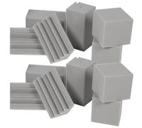 Trappole per Bassi 16 Pezzi in Spugna per Assorbimento Acustico | Home Theater e Concerti, Forme Piramide e Cubo, Effetto Smorzante del Rumore, Aspetto Gradevole