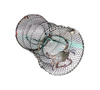 Trappole per granchi, rete da lancio pieghevole e robusta con gabbia per | Trappola da pesca con esca per intrappolamento interno, sopravvivenza, raccolta di acquari, scogliere e zone costiere