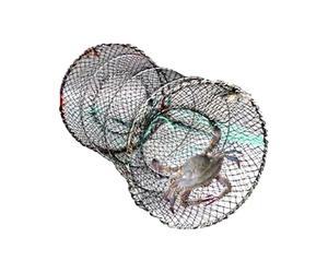 Trappole per granchi, rete da lancio pieghevole e robusta con gabbia per | Trappola da pesca con esca per intrappolamento interno, sopravvivenza, raccolta di acquari, scogliere e zone costiere