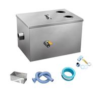 Trappole per Grasso, Set Di Intercettaziper Trappola per Grasso in Acciaio Inossidabile, Design Staccabile, Trappola per Grasso Sottolavello per Acque Reflue Di Ristoranti, Cucine e Bar/50*30*30Cm/20*