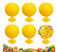 Trappole per Mosche 6 Pezzi, Trappola Mosche Della Frutta | Palline per Mosche Della Frutta, Trappole per Mosche Della Frutta, Palline Mosche, per Giardini/Cucine/Frutteti/Vasi da Fiori