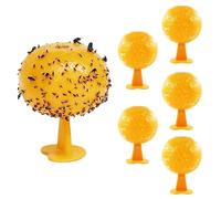 Trappole per Mosche, 6PCS Palla appiccicosa, Trappole per mosche della frutta, Trappola per insetti volanti, Palla per mosche da appendere, per Vasi, Balconi, Giardini, Frutteti e Cucine