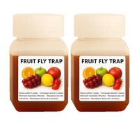 Trappole per mosche della frutta - Confezione da 2 trappole per mosche con esca a lunga durata efficace contro moscerini e di scarico con imbuto per per frutta per uso domestico in