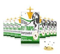 Trappole per mosche per esterni, confezione da 6, per aggiungere acqua all'aperto, trappole per insetti volanti, trappole portatili usa e getta per cortile, ranch, fattoria, fienile, patio, aree della