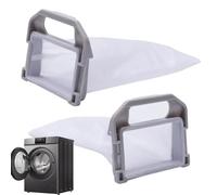 Trappole per pelucchi per lavatrice, 2 sacchetti filtranti riutilizzabili in rete per la rimozione dei di animali domestici, per cani e gatti, per detriti, lanugine e pelucchi, compatibili con la