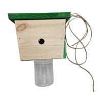 Trappole Per Per Esterno | In Legno Con Antifuga Riutilizzabile | Cattura Vespe Esterno Trappola Per Alveare | Adatta A Patio Portico Giardino Terrazza Albero Grondaie ario