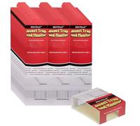 Trappole per scarafaggi per interni per la casa, adesive per scarafaggi, tavole di colla, trappole per ragni, insetti, scarafaggi, ragni, classiche, senza pesticidi (Classic A, 30)