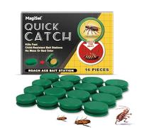 Trappole per Scarafaggi, Trappole per Blatte Verde 16 Pezzi, Prodotto Anti-Scarafaggio Verde, Efficace Cattura-Scarafaggi Contro Gli Blatte, Ideali per Uso Domestico e Cucina