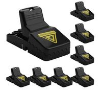 Trappole per topi per la casa, piccole trappole per topi per interni, riutilizzabili, rapide efficaci, igieniche, sicure per la famiglia e gli animali domestici (6)