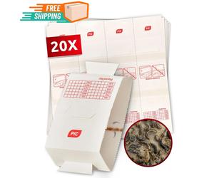 ✅ Trappole Pesciolino d Argento 20x Anti Pesciolini d Argento Altamente efficace