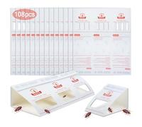 Trappole Scarafaggi 36 Pack Potente Anti Blatte Scarafaggi Divisibili in 108 Unità Indipendenti Disinfestazione Professionista Blatte Disinfestazione per Casa Elimina Trappole