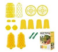 Trappole WASP, 2 pezzi Trappole WASP 5.3x10.2 Trappola del calabrone appiccicoso appeso esterno riutilizzabile per le da esterno mosca zanzare falena, trappola a calabro