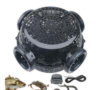 Traps de PESCO - Trap de CRAWFIESS | Caccia all'Esca | Cestino Anti-fuga a 4 Buche, Rete di gamberetti, Trappola, Ricevitore 'Anguilla per Acqua Salata, Laghi, Ruscelli, Stagni