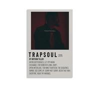 Trapsoul-Bryson Tiller Poster artistico anti schizzi per soggiorno e camera da letto dipinti da appendere adatti per più scenari senza bisogno di punzonatura facile da installare adatto per regali e