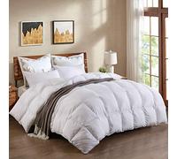 Trapunta 100% bambù in fibra di cotone organico TC600 Comforter 13.5 Tog Deluxe Luxury Soft Organic Natural Ipoallergenic, caldo e accogliente, anallergico (King 230x220 cm)