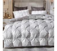 Trapunta Calda Piumone Matrimoniale Invernale Piumino in Piuma D’Oca Morbido e Leggero Trapuntino Traspirante per Inverno Piumoni Matrimoniali(#2,180x220cm/3kg)